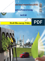 Draft Bioenergy Policy 2022