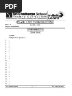 Fun Work Sheet - 6. Probability