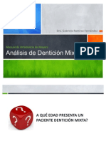 Analisis de Denticion Mixta Moyers