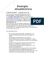 Energia Hidroelectrica