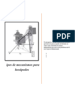 Tipos de Mecanismos para Hexápodos