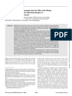 Phase II Study of Pomegranate Juice For Men With Rising Prostate-Specific Antigen Following Surgery or Radiation For Prostate Cancer