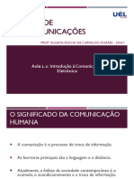 Aula 1.2 Indroducao A Comunicacao Eletronica