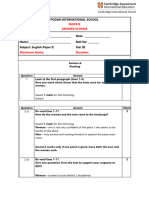 Mark Scheme Paper 2