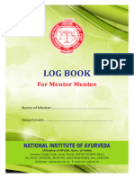 Logbook Mentor Mentee