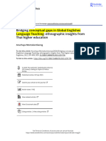 1 Bridging Conceptual Gaps in Global Englishes Language Teaching Ethnographic Insights From Thai Higher Education