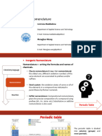 1 Inorganic Nomenclature