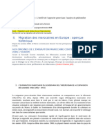 Histoire Des Migration Des Marocains en Europe (Récupération Automatique)