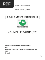 Le Règlement Intérieur de LNZ