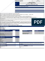 Fiche de Poste Agent Securite