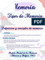 Memoria y Tipios de Memoria