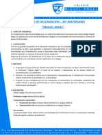 Concurso Dedeclamación Secundaria - 2024