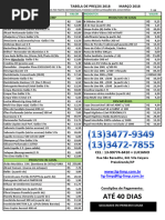 Tabela Março 2018 PDF