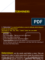 DETERMINERS