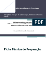 Ficha Técnica de Preparação