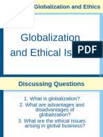 Globalization and Ethical Issues