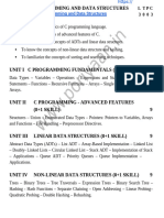 C Programming and Data Structures