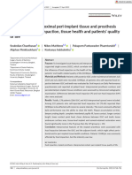 Clinical Oral Implants Res - 2022 - Chanthasan - Influence of Interproximal Peri Implant Tissue and Prosthesis Contours On