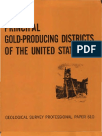 USGSPP610 Gold Districts United States