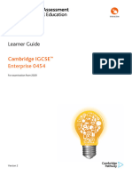 0454 Learner Guide (For Examination From 2020)