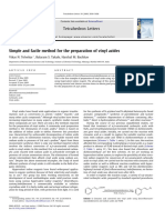 Simple and Facile Method For The Preparation of Vinyl Azides