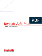 Swelab Alfa Plus User S Manual