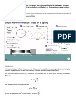 Determination of Spring Constant