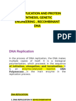 Topic 7 Dna Replication and Protein Synthesis