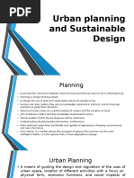 Urban Planning and Sustainable Design