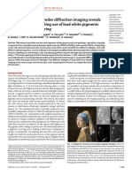 Macroscopic X-Ray Powder Diffraction Imaging Revea