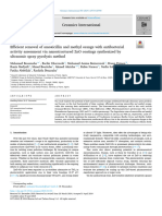 Efficient Removal of Amoxicillin and Methyl Orange With Antibacterial