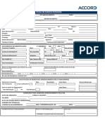 Ficha de Admissão Novo Colaborador