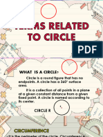 Terms Related To Circle