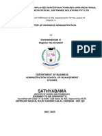 Sathyabama: Submitted in Partial Fulfillment of The Requirements For The Award of Degree in