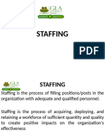 Staffing