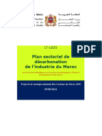 Plan Sectoriel de Décarbonation de L'industie Du Maroc