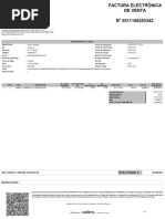 Factura Electrónica 5511100203342