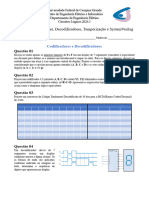 Lista 02 - Circuitos Lógicos