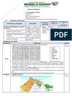 Sesión de Aprendizaje Las Ocho Regiones Naturales Del Perú 21.10.24