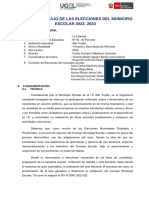 PLAN PARA LA ELECCION DEL MUNICIPIO ESCOLAR 2022-2023 - Ok