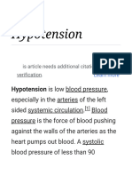 Hypotension - Information