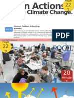 Earth Science 4a Human Actions Affecting Climate Change