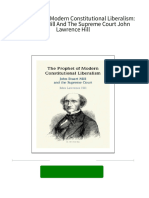 Instant Download The Prophet of Modern Constitutional Liberalism: John Stuart Mill and The Supreme Court John Lawrence Hill PDF All Chapter