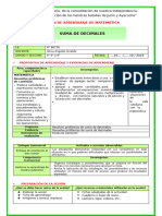 03 - Ses - Mat - Resolvemos - Problemas - de - Suma de Decimales