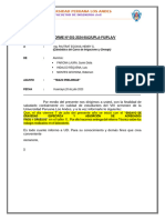 INFORME - # - 001 Trazo Preliminar