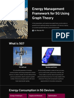 Energy Management Framework For 5G Using Graph Theory