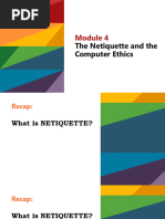 Module 4 The Netiquette and The Computer Ethics. Part 2pptx