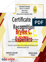 Certificates