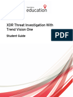 Trend Vision One XDR Advanced - Student Guide - V1