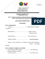 Assembly Programme